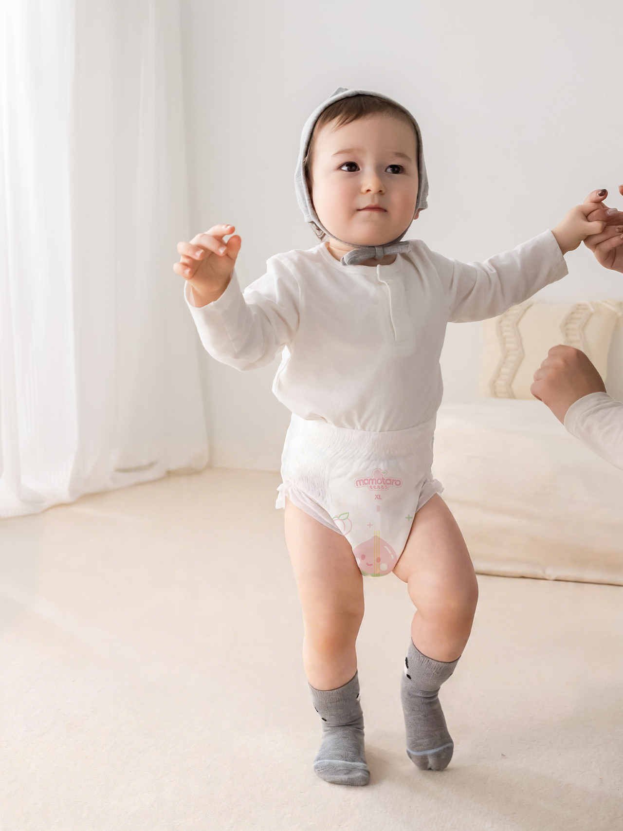 Pantalones pull-up para bebé Momotaro Royal Soft Series