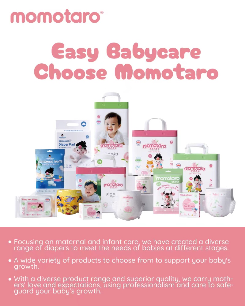 Cuidado del bebé fácil, ¡elige Momotaro!