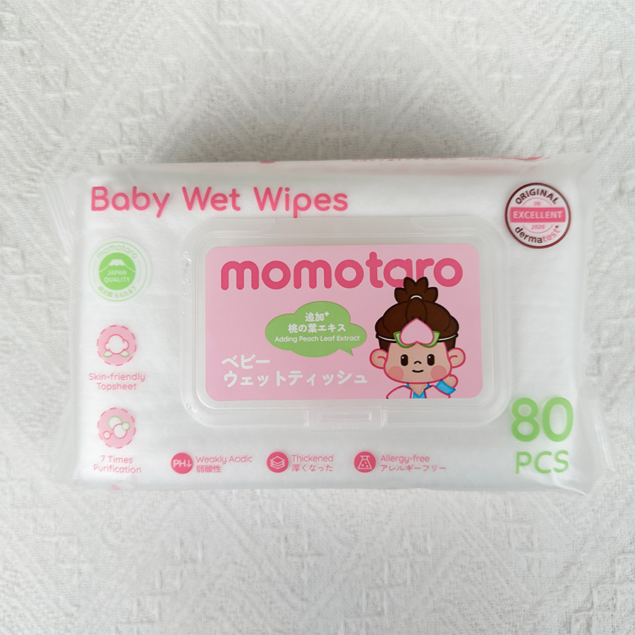 Las toallitas para bebés Momotaro ahora están disponibles en un nuevo paquete de 80 hojas