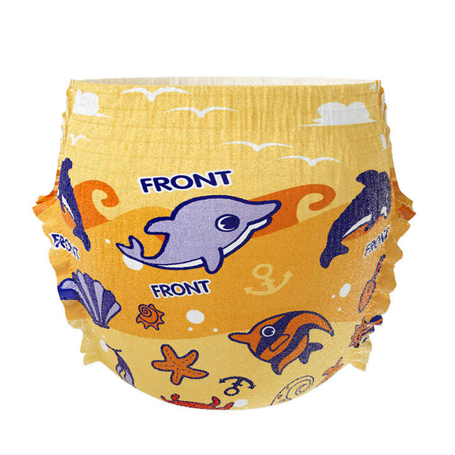 MOMOTARO-pañal de natación para bebés, pantalones desechables, absorbentes, personalizados, OEM, de cintura alta, de una pieza, para natación