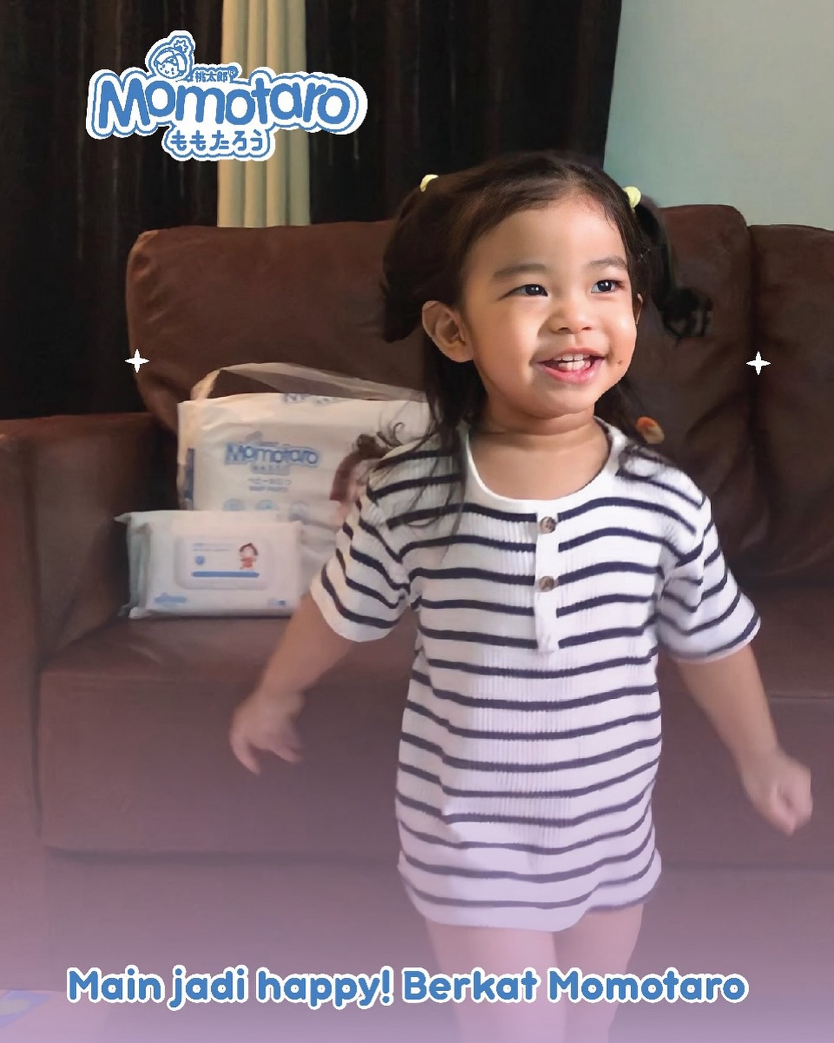 Deja que Momotaro crezca con tu bebé, cada paso del camino