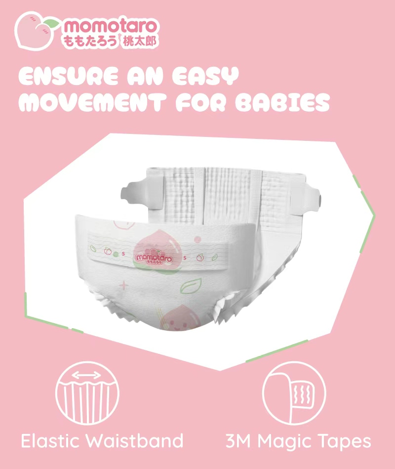 Pañales para bebés Momotaro: diseñados para un movimiento libre y feliz