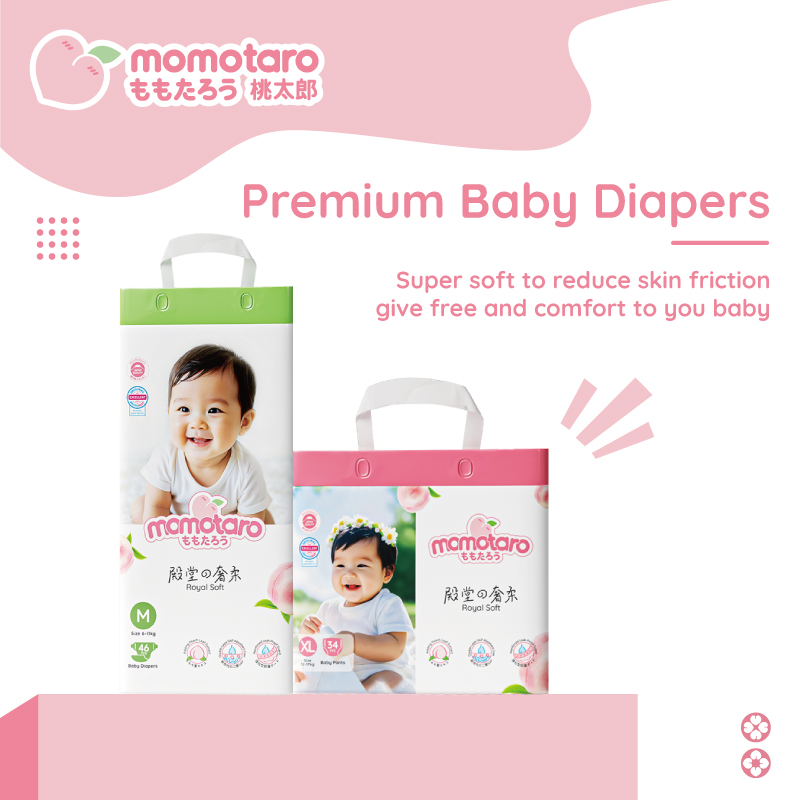Pañales para bebés Momotaro: comodidad suave para cada bebé